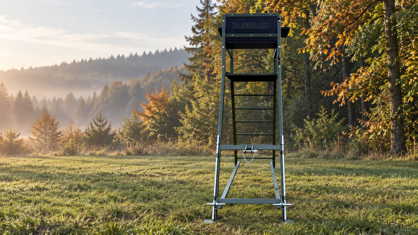 Zauberjagd Drückjagdbock auf einer Wiese